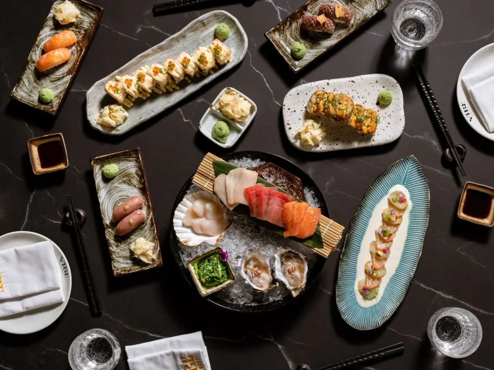 Sushi-válogatás a VIBE Budapest konyhájából