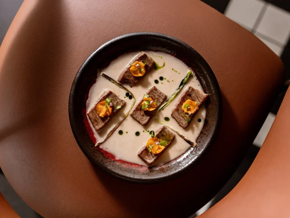 Prémium japán wagyu marha a robata grillről